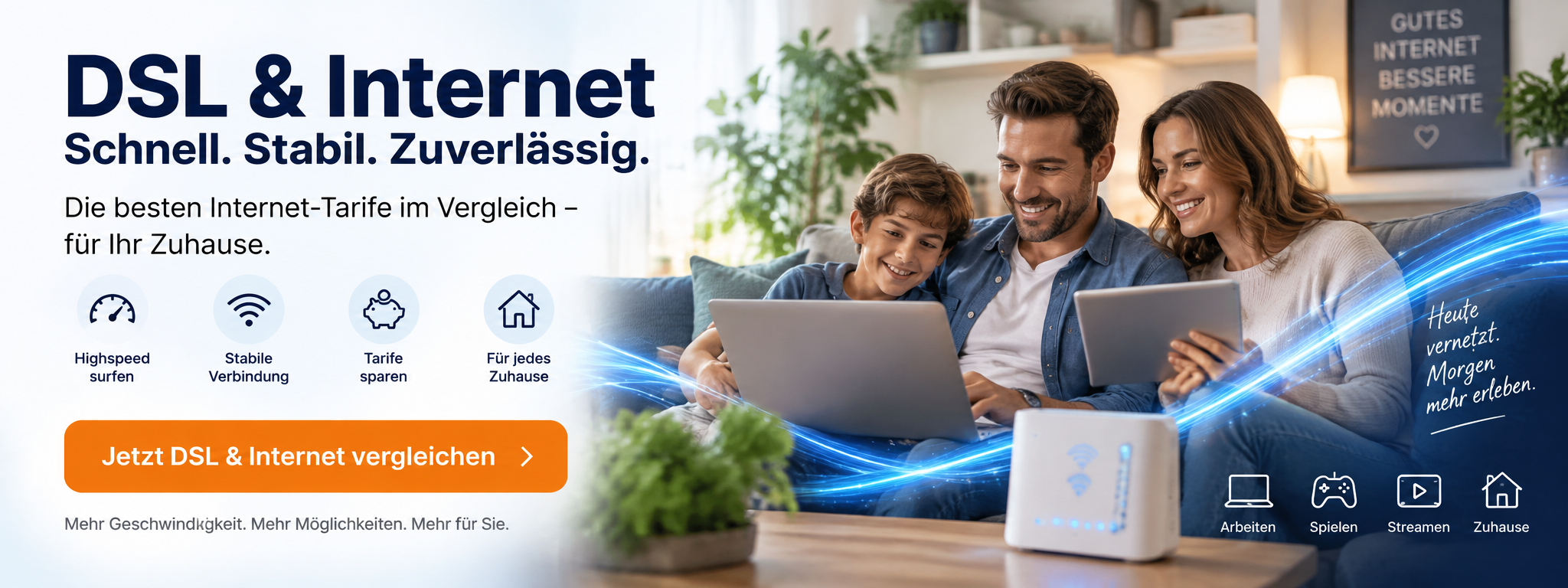 DSL und Internet Tarife vergleichen